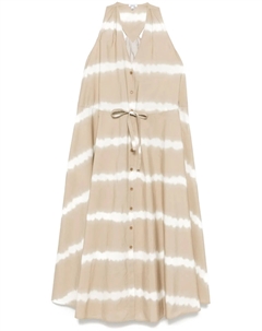 Платье миди в полоску, нейтральный Aspesi