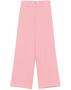 Брюки широкого кроя, розовый Msgm