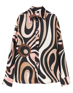 Рубашка из шелка Marmo, черный Pucci