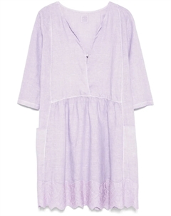 Платье из 120% льна Lino, фиолетовый 120% lino