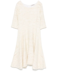 Расклешенное платье-миди, нейтральный Charlott