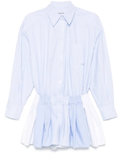 Престилированный плиссированный комбинезон, синий Alexander wang