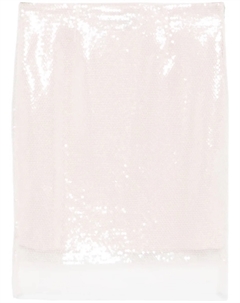 Юбка мини с пайетками, розовый Rotate birger christensen