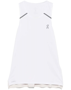 Топ со светоотражающими вставками, белый On running