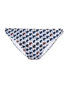 Плавки бикини с принтом глаз, белый Tory burch