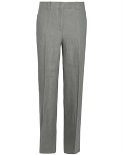 Льняные брюки, серый Incotex