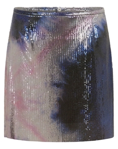 Сетчатая юбка мини, синий Rabanne