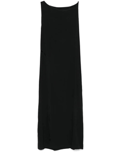 Платье макси с разрезом, черный Y-3