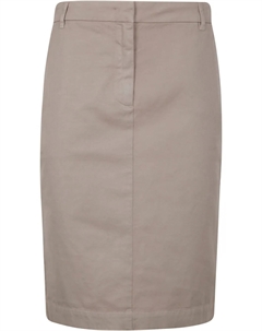 Юбка-карандаш из хлопка, нейтральный Aspesi