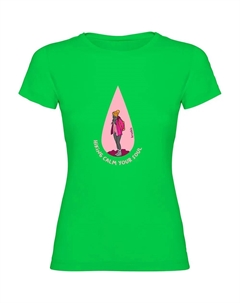 Футболка Calm Your Soul, зеленый Kruskis