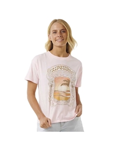 Футболка Sea Shells Relaxed, розовый Rip curl