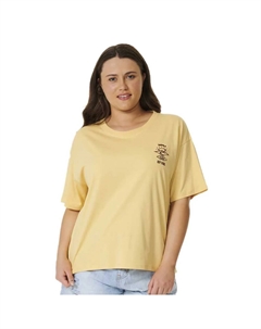 Футболка Icons Of Surf Relaxed, желтый Rip curl