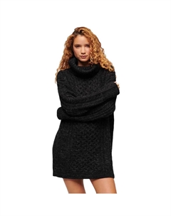 Платье Cable midi, черный Superdry