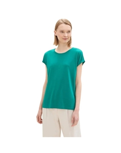 Футболка Fluent Basic, зеленый Tom tailor