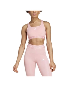 Спортивный бюстгальтер Techfit Medium Medium Impact, розовый Adidas