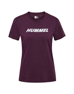 Футболка Elemental Logo Cotton, фиолетовый Hummel