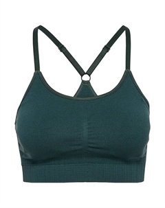 Спортивный топ Define Padded seamless, зеленый Hummel