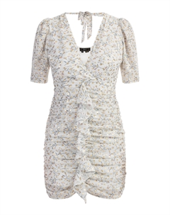 Платье Drapiertes, цвет Wollweiss Mehrfarbig Faina