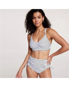 Женский купальник бикини со средней поддержкой и лямками на спине и рюшами Calia