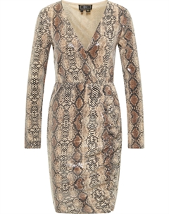 Платье Abend Mit Pailletten, бежевый Faina