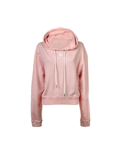 Толстовка из органического хлопка с заниженными рукавами, розовый Replay