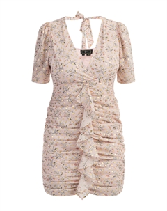 Платье Drapiertes, цвет Rosa Mehrfarbig Faina