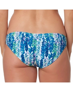 Женские розовые хипстерские плавки бикини с пальмовым листом и завязками на спине Licensed character