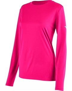 Женская рубашка с длинным рукавом NXT, розовый Mizuno
