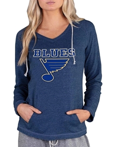 Женская темно-синяя толстовка St. Louis Blues Mainstream Concepts sport