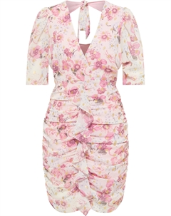 Платье Drapiertes, цвет Weiss Mehrfarbig Faina