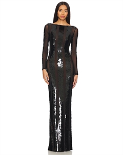 Платье elsi с пайетками Retrofete, черный