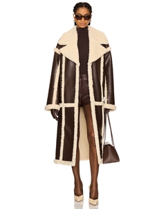 Пальто из искусственной овчины wayne, коричневый Lovers & friends