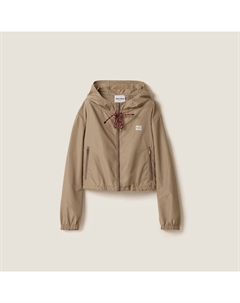 Куртка из технической ткани, серый Miu miu