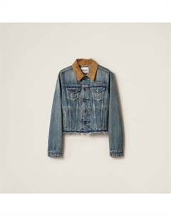 Джинсовая куртка, синий Miu miu