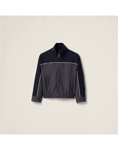 Куртка из мохера на молнии, мультиколор Miu miu