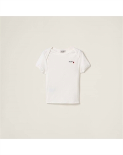 Футболка, белый Miu miu