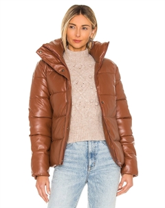 Куртка-Пуховик major tom, коричневый Unreal fur