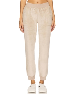 Двусторонние плюшевые джоггеры, цвет toffee Eberjey