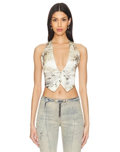 Роми жилет Retrofete, цвет vintage snake