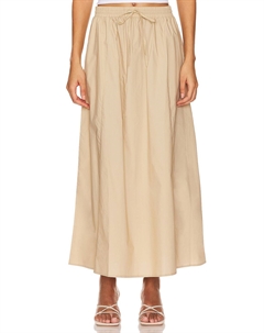 Юбка солнечная, хаки Steve madden