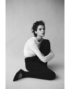 Леггинсы с высокой талией, черный H&m