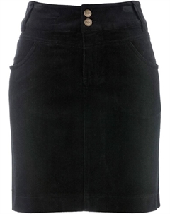 Юбка из эластичного вельвета, черный Bpc bonprix collection
