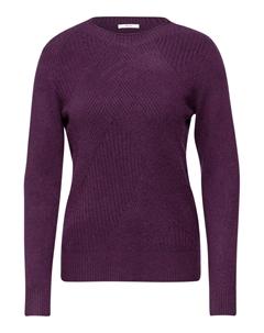 Базовый свитер Sweater, темно-фиолетовый Cecil