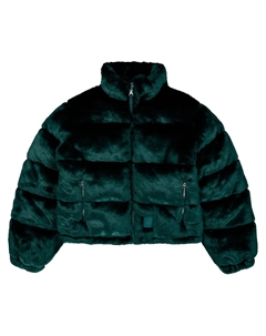 Пуховик Fur, зеленый Alpha industries