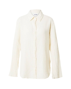Рубашка Blouse, натуральный белый Weekday