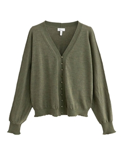 Вязаный кардиган Knit Cardigan, хаки Next