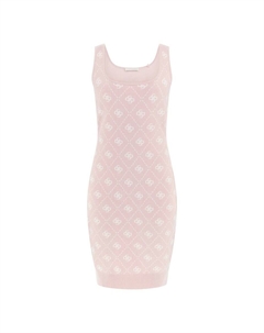 Вязаное платье Knitted dress Sarah, розовый Guess