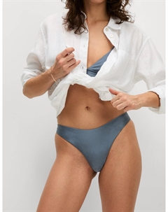 Плавки бикини Sheen High Leg, цвет Grey blue Marks & spencer