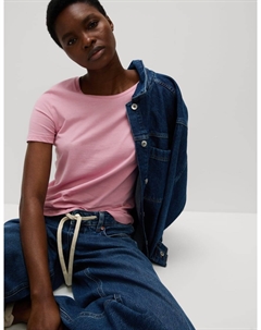 Футболка из чистого хлопка, розовый Marks & spencer