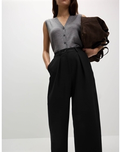 Брюки-бочки, темно-синий Marks & spencer